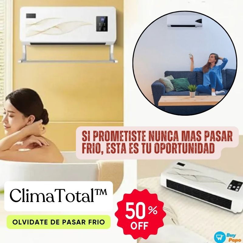 ClimaTotal™ 🌡️ - Calefactor de Pared con Función Calor y Frío 🔥❄️
