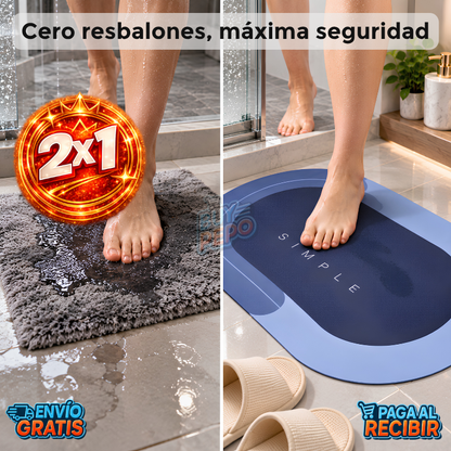 AquaStop Pro™ 💧 - Alfombra antideslizante baño ✨