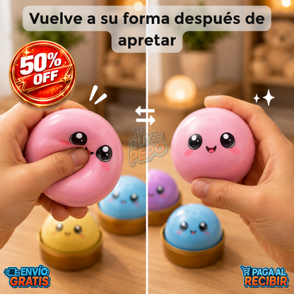 StressBun™ 🍞 - Pelota antiestrés estilo pan kawaii ✨