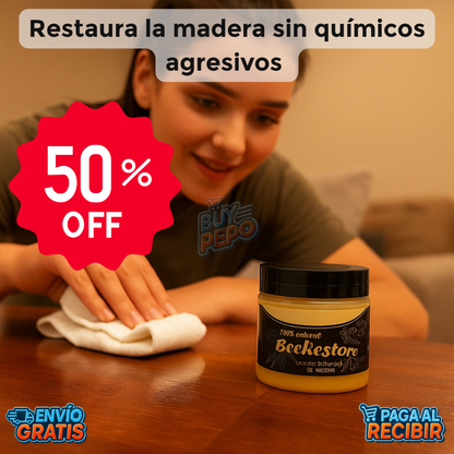 BeeRestore™ 🐝 - Cera Restauradora de Madera 100ml✨