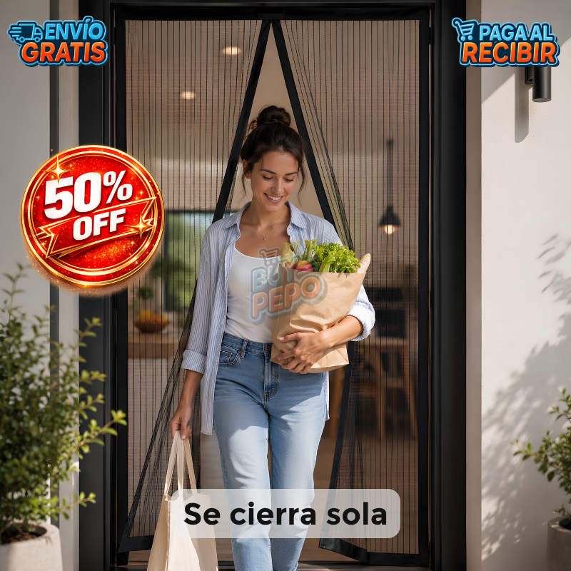MosquiBlock™ ✨ - Cortina magnética antimosquitos 🚪