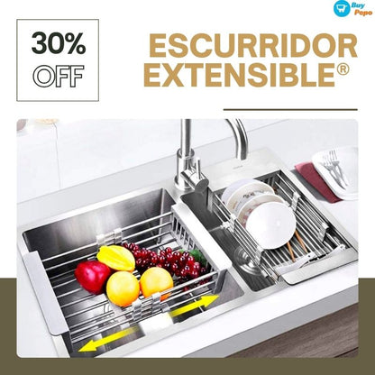 ESCURRIDOR EXTENSIBLE® - Para Frutas/Verduras y Vajilla