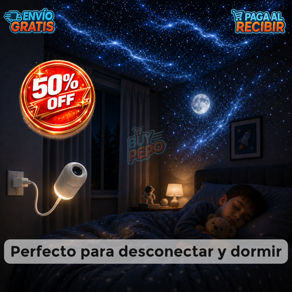 GalaxyNight™ 🌌 - Proyector de Estrellas USB ✨