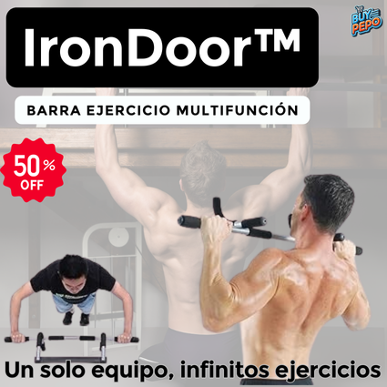 IronDoor™ 💪 - Barra ejercicio multifunción 🏋️