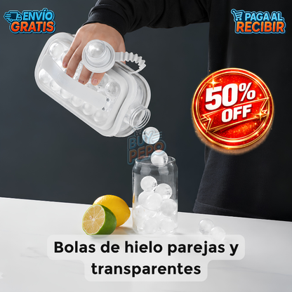 IceBall™ 🧊 - Botella molde para hielo redondo ✨