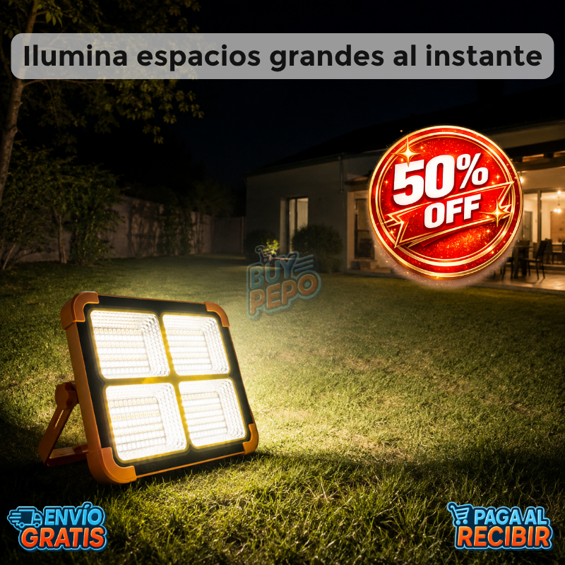 SolarReady™ 🔦 - Lámpara de emergencia solar ☀️