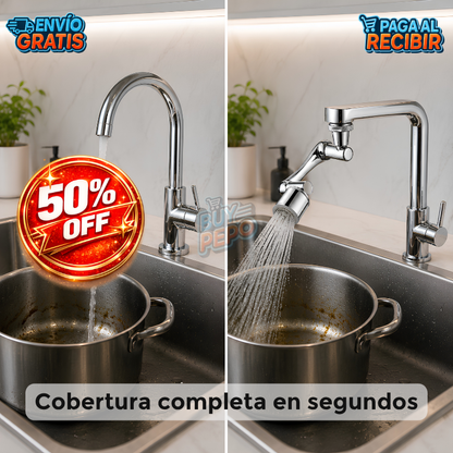 FlowMax™ 💧 - Extensor Giratorio 360° 🚰