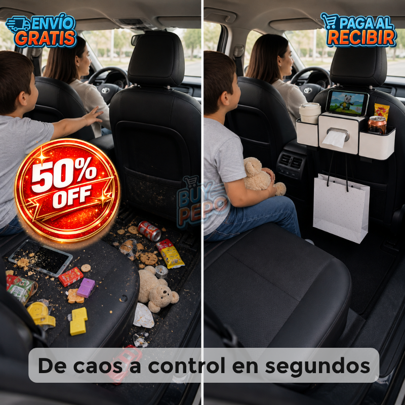 DriveSlot™ 🚗 - Organizador asiento auto 🧩
