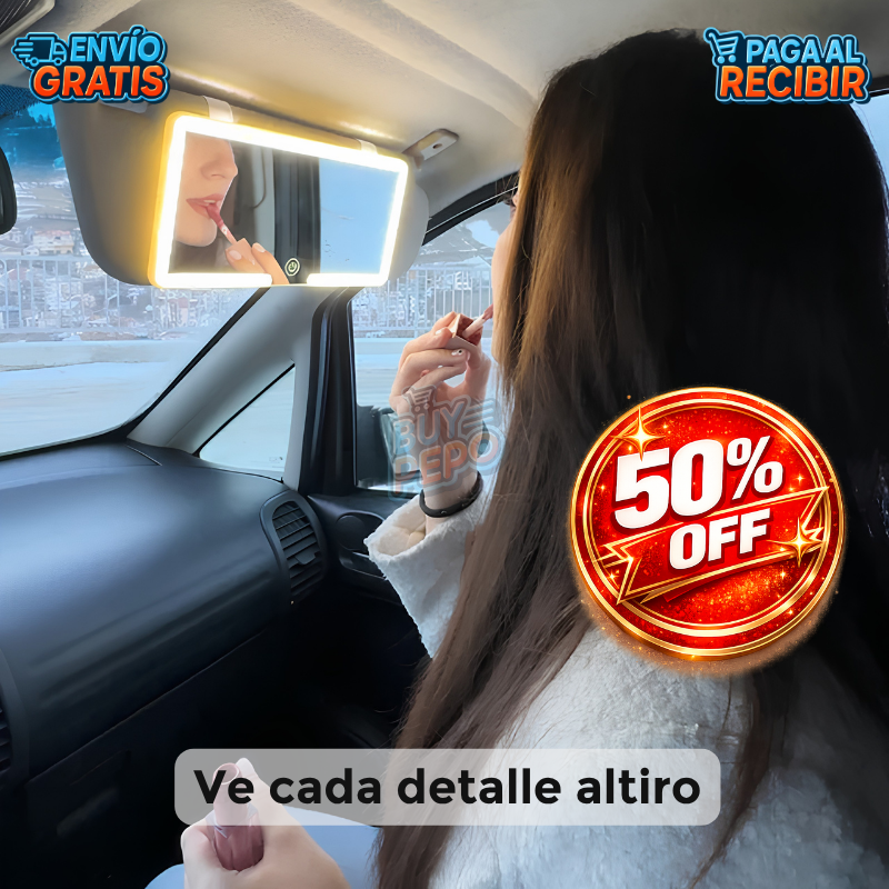 GlowFace™ 💡 - Espejo iluminado portátil ✨