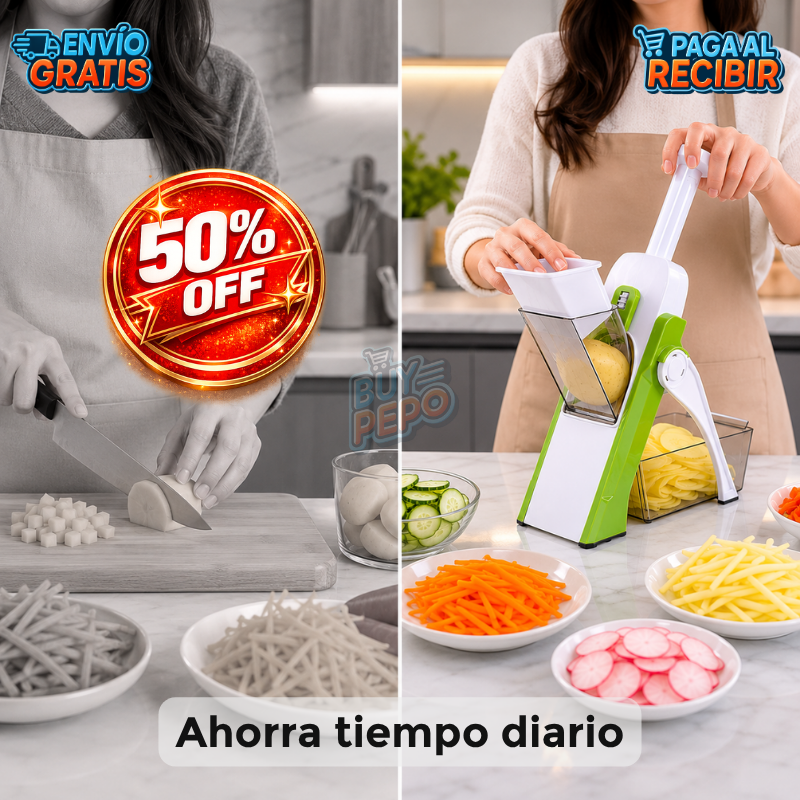 BravaCut™ 🥗 - Picadora manual rápida ⚡