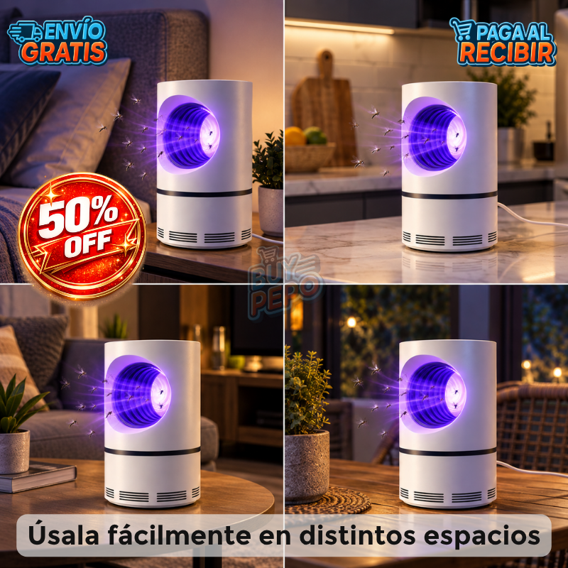 VioletTrap™ 💜 - Lámpara UV antimosquitos 💡