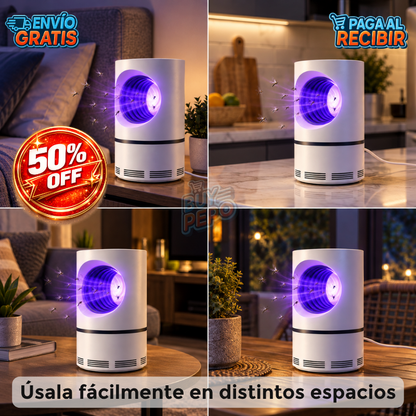 VioletTrap™ 💜 - Lámpara UV antimosquitos 💡