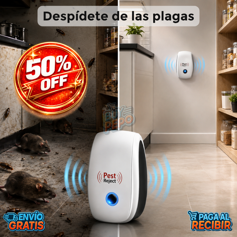 UltraShield™ 🛡️🐭 - Repelente ultrasónico hogar 🔊