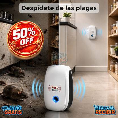 UltraShield™ 🛡️🐭 - Repelente ultrasónico hogar 🔊