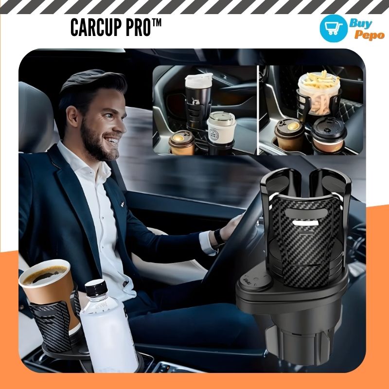 CARCUP PRO™ Porta Vasos Doble Extensible