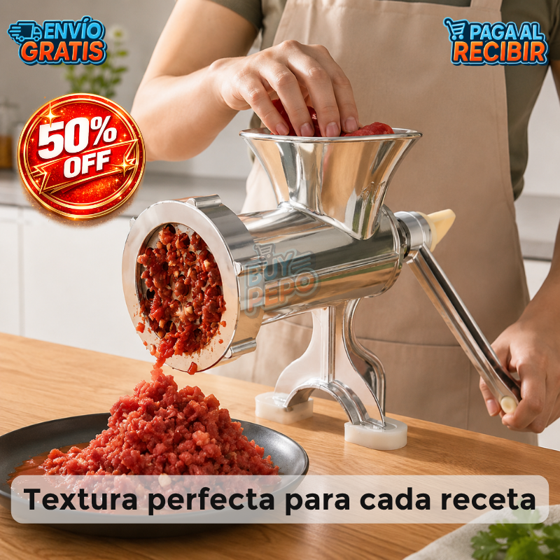 GrindPro™ 🥩 - Moledora de carne eléctrica 🔥