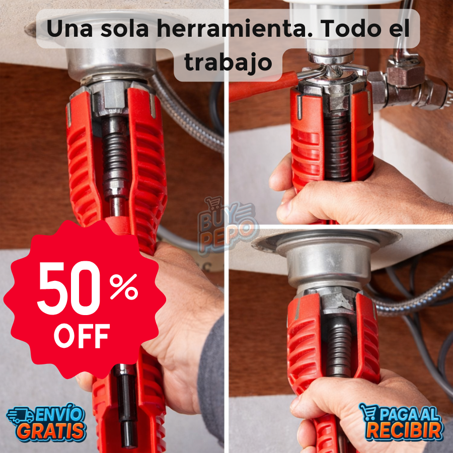 PlumbFlex™ 🔧- Llave multifuncional grifería 🚰