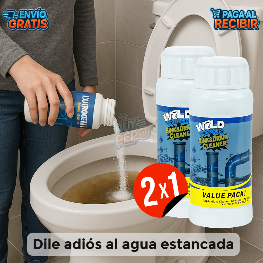 TurboDrain™ ⚡ - Polvo limpia cañerías eficaz 💧