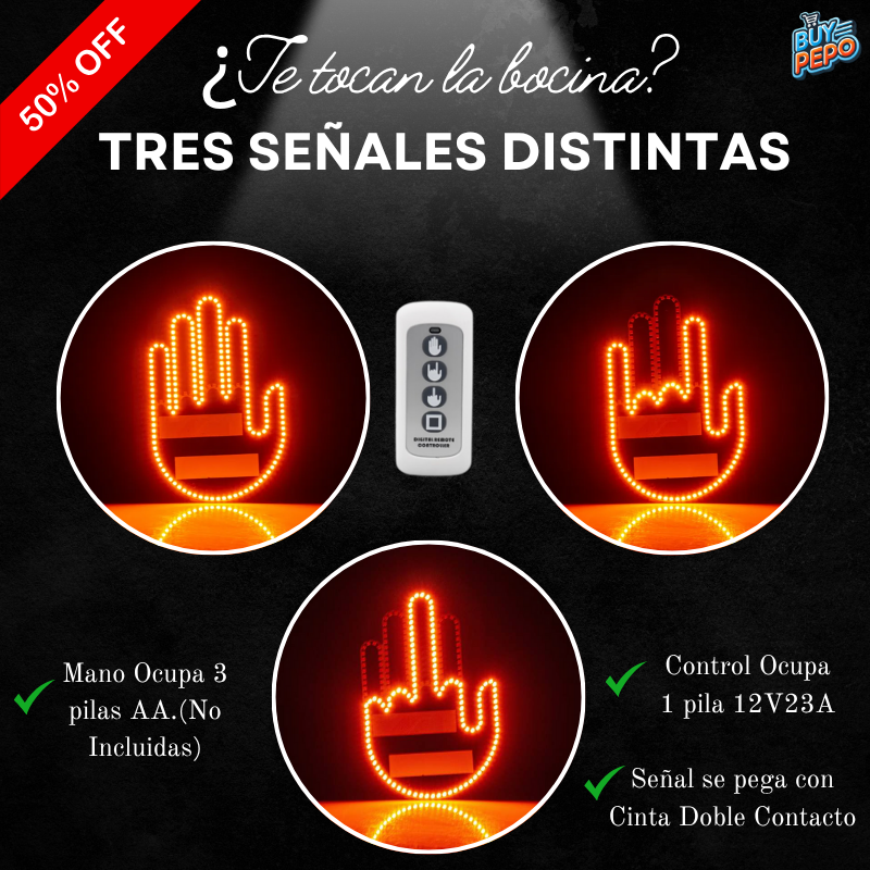 ✨ Luz Gesto LED® – 💡Señales Led A Control 🚗