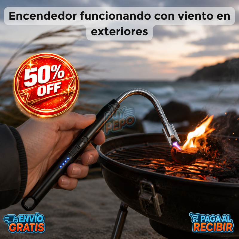 PlasmaSpark™ ⚡ - Encendedor eléctrico recargable 🔥
