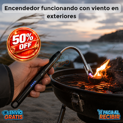 PlasmaSpark™ ⚡ - Encendedor eléctrico recargable 🔥
