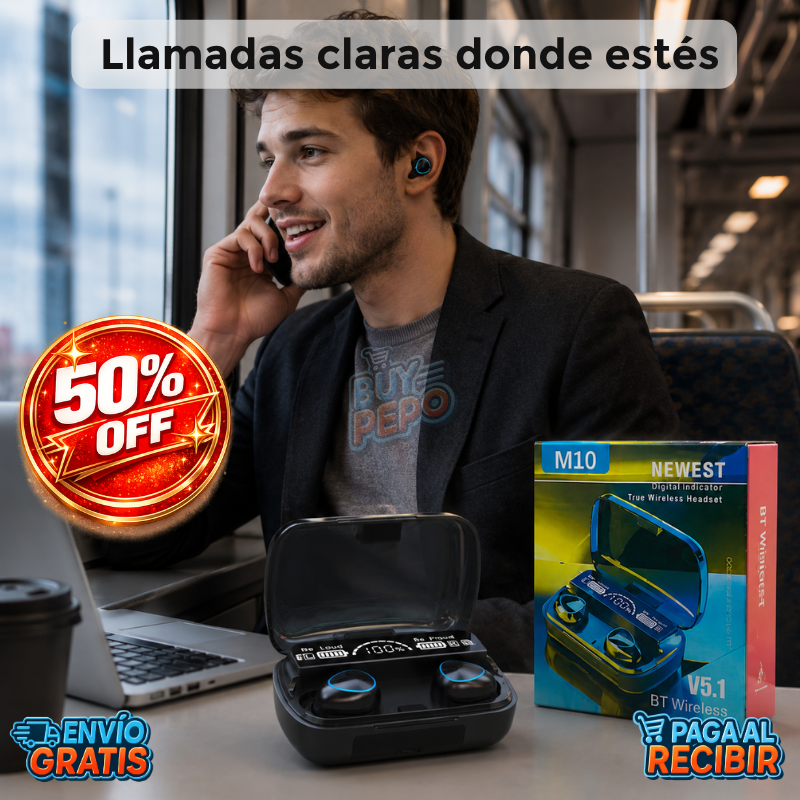 PulseSync™ 🎧 - Audífonos bluetooth 9D 🔋
