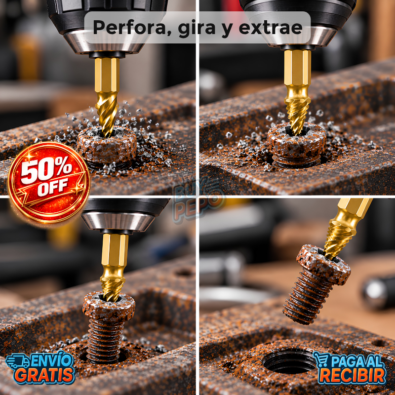 SacaTodo™ 💪 - Extractor de tornillos rotos 🔧