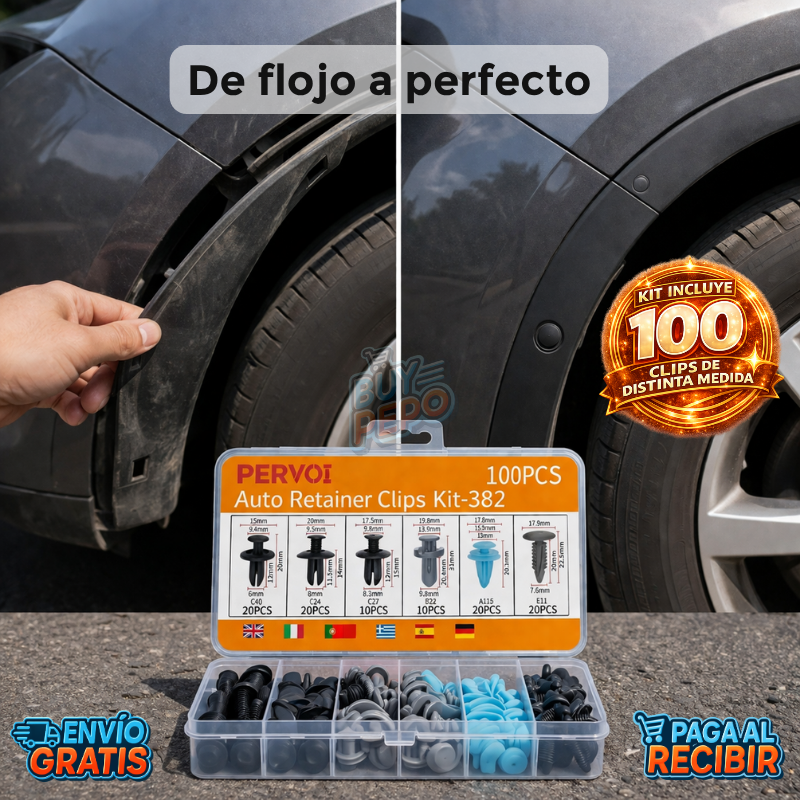 ClipFixer™ 🔧 - Kit Grapas para auto resistentes 🚗