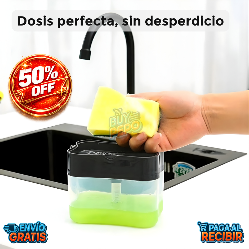 SoapFlow™ 🧼 - Dispensador de detergente inteligente 🧽
