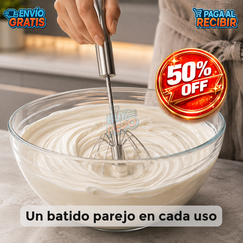 MixEasy™ 🥣 - Batidor manual inteligente ✨