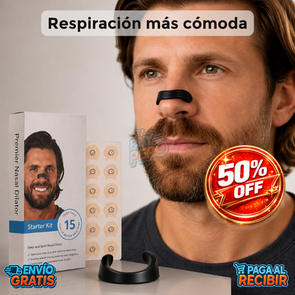 MagnoBreath™ 😴 - Tiras antironquidos nasales 👃