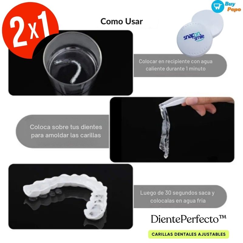 DientePerfecto™ 🦷🌟 - Carillas Dentales Ajustables 💫