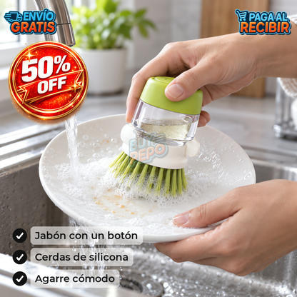 SoapBrush™ 🧽 - Cepillo dispensador de jabón 🫧