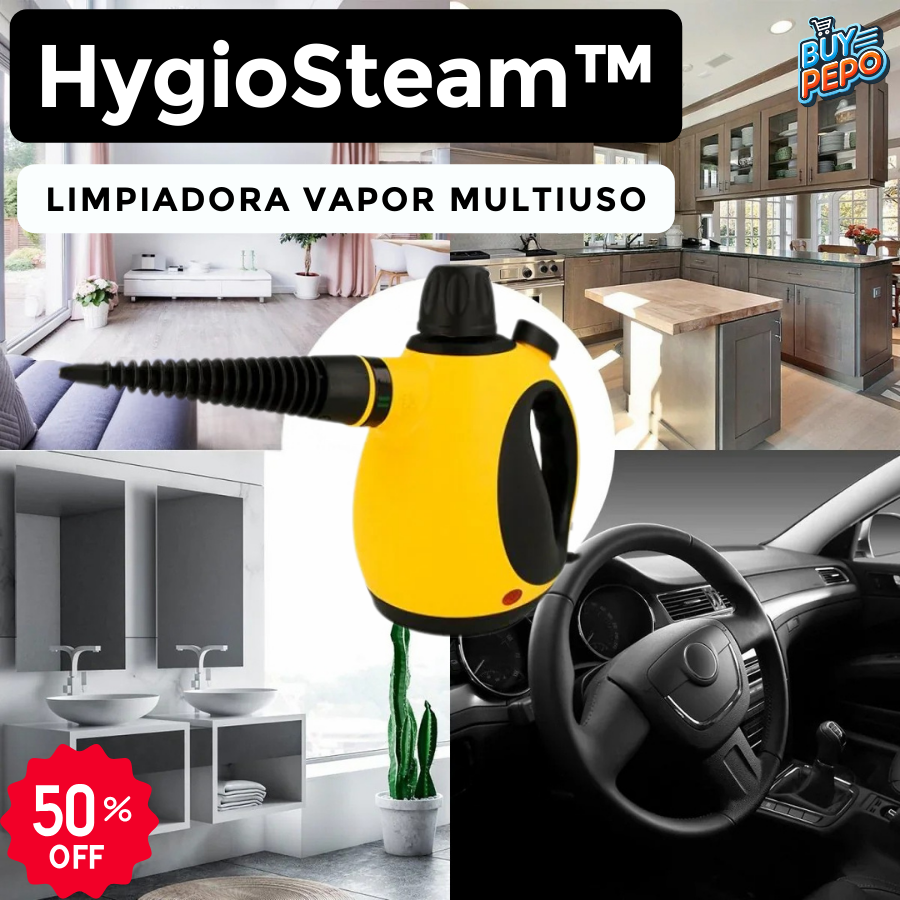 HygioSteam™ 💦 - Limpiadora Vapor Multiuso 🌟