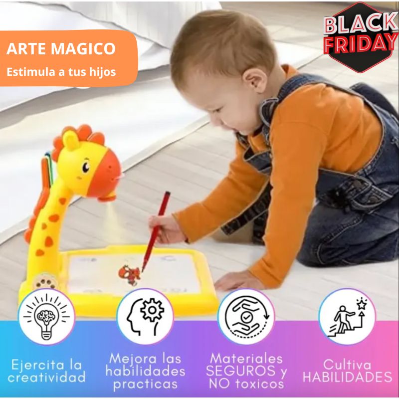 🎨 ARTE MÁGICO® ✨ - Proyector de figuras para pintar 🖍️