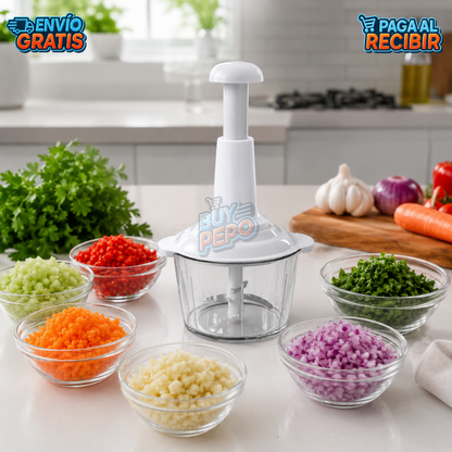 QuickChop™ 🥕 - Picadora manual rápida 🔪