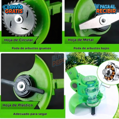 GrassBlade™ 🌱 - Cortadora césped inalámbrica ⚡