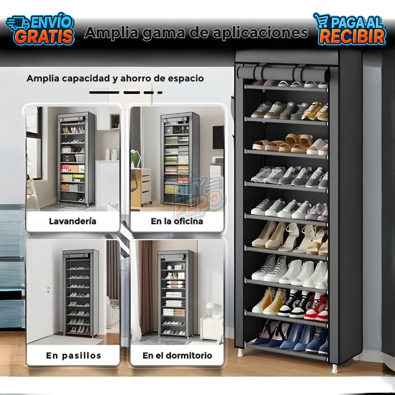 OrderRack™ 👠 - Organizador zapatos 10 niveles 📦