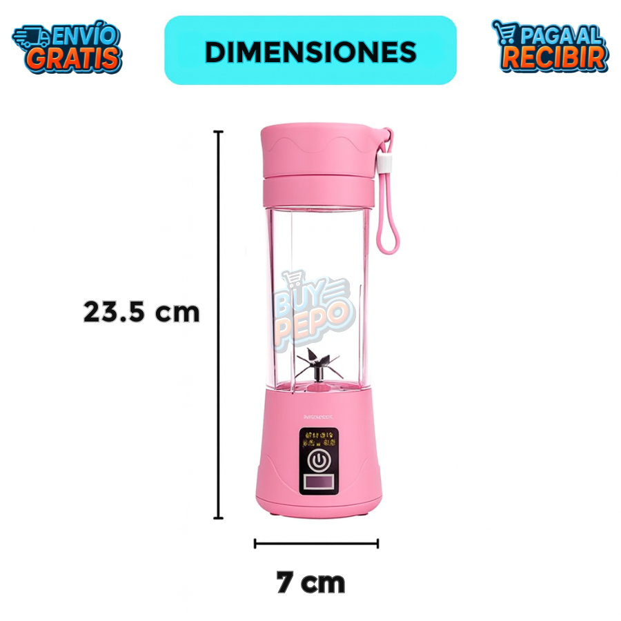BlendGo™ 🌀 - Mini licuadora portátil ⚡