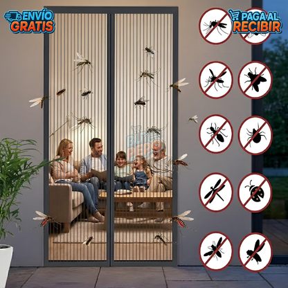 MosquiBlock™ ✨ - Cortina magnética antimosquitos 🚪