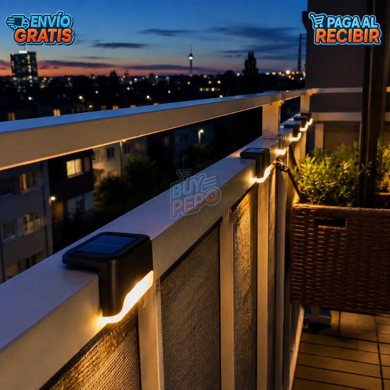 StepGlow™ 🪜 - Luz solar LED para escaleras ☀️