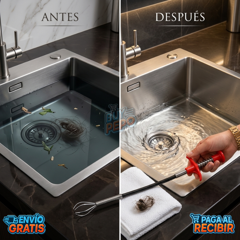 PipeSnake™ 🐍 - Desatascador Flexible Premium 🚿