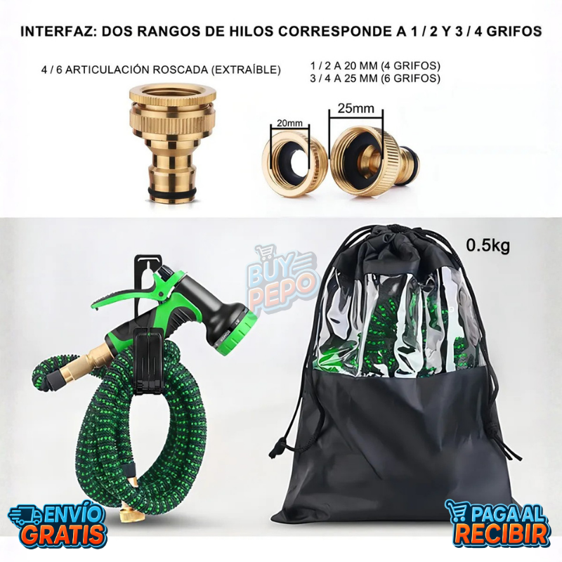 FlowMax™ 💦 - Manguera expandible 30m 💧