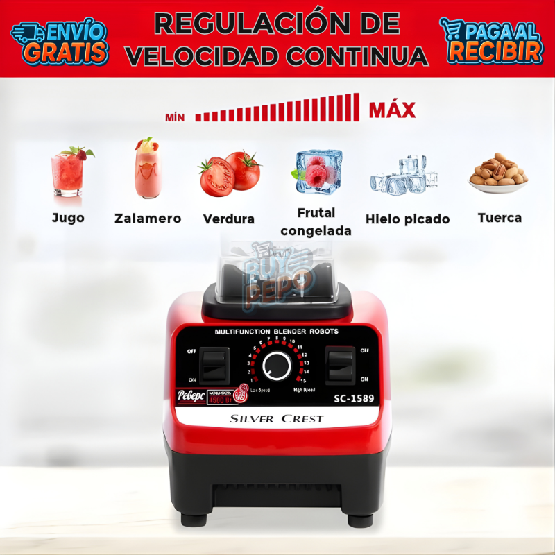 TurboBlend™ ⚡ - Licuadora alta potencia 🌀