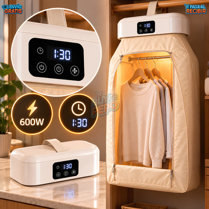 DryGo™ 👕 - Secadora portátil 600W 💨
