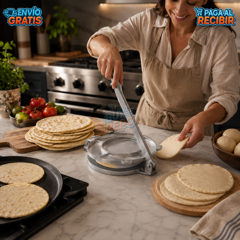TortiPress™ 🌮 - Prensa tortillas perfectas 🥟