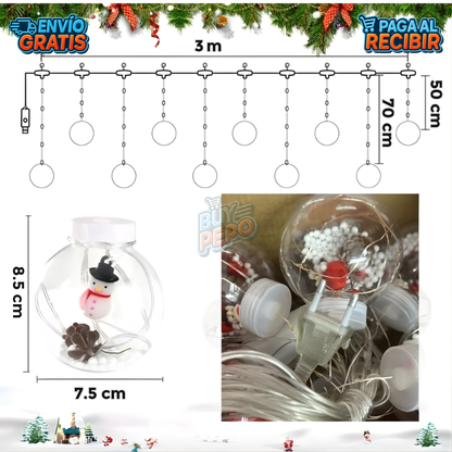 LumiBells™ ✨ – Guirnalda LED Navideña Brillante 🎄