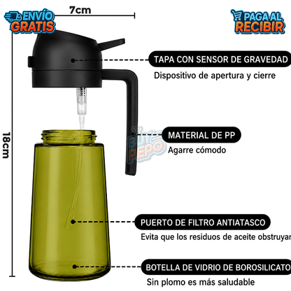 OilFlow™ 🫒 - Dispensador doble precisión ✨