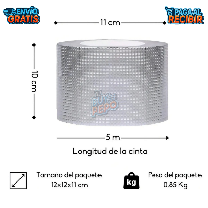 SealFlex™ 🛠️ - Cinta sella goteras 10cmx5mt 💧