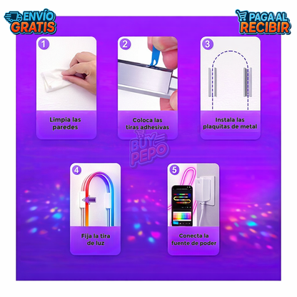 AuraStrip™ ✨ - tira led decorativa 💡